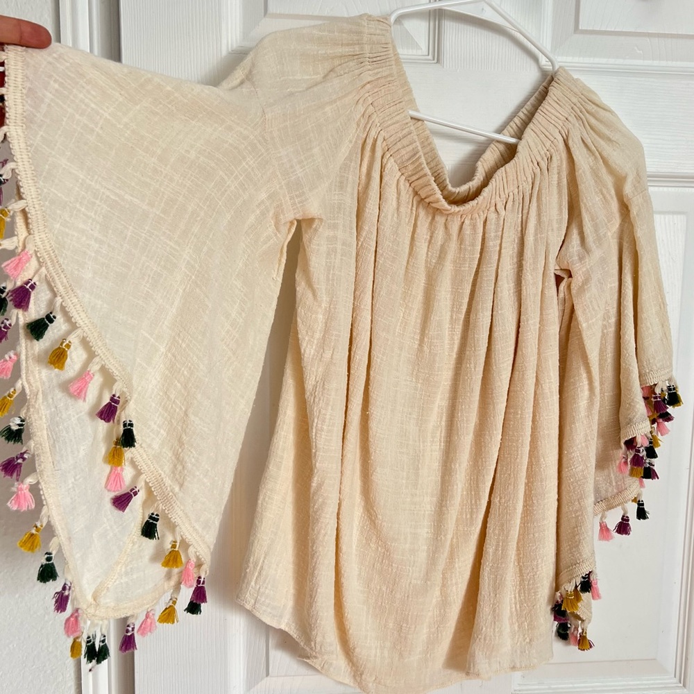 Anthropologie | Easel | Multicolor Tassels Flare … - image 5